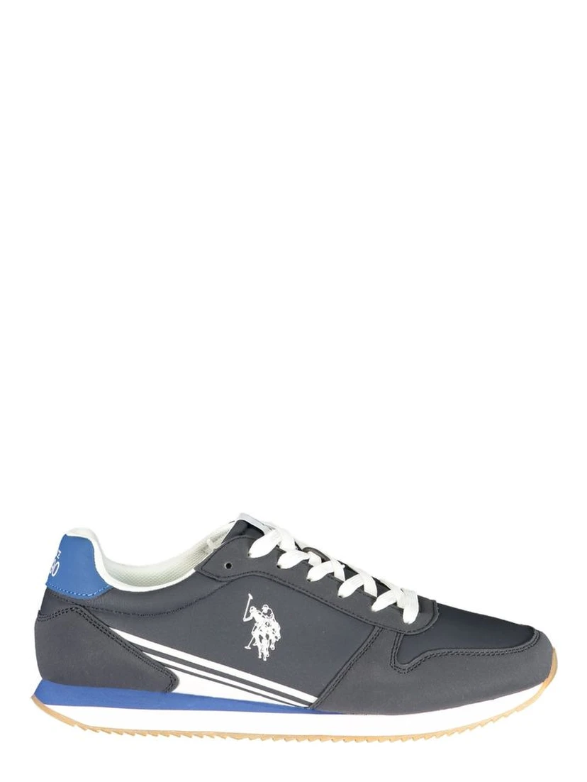 Blue Polyurethane Men's Sneaker