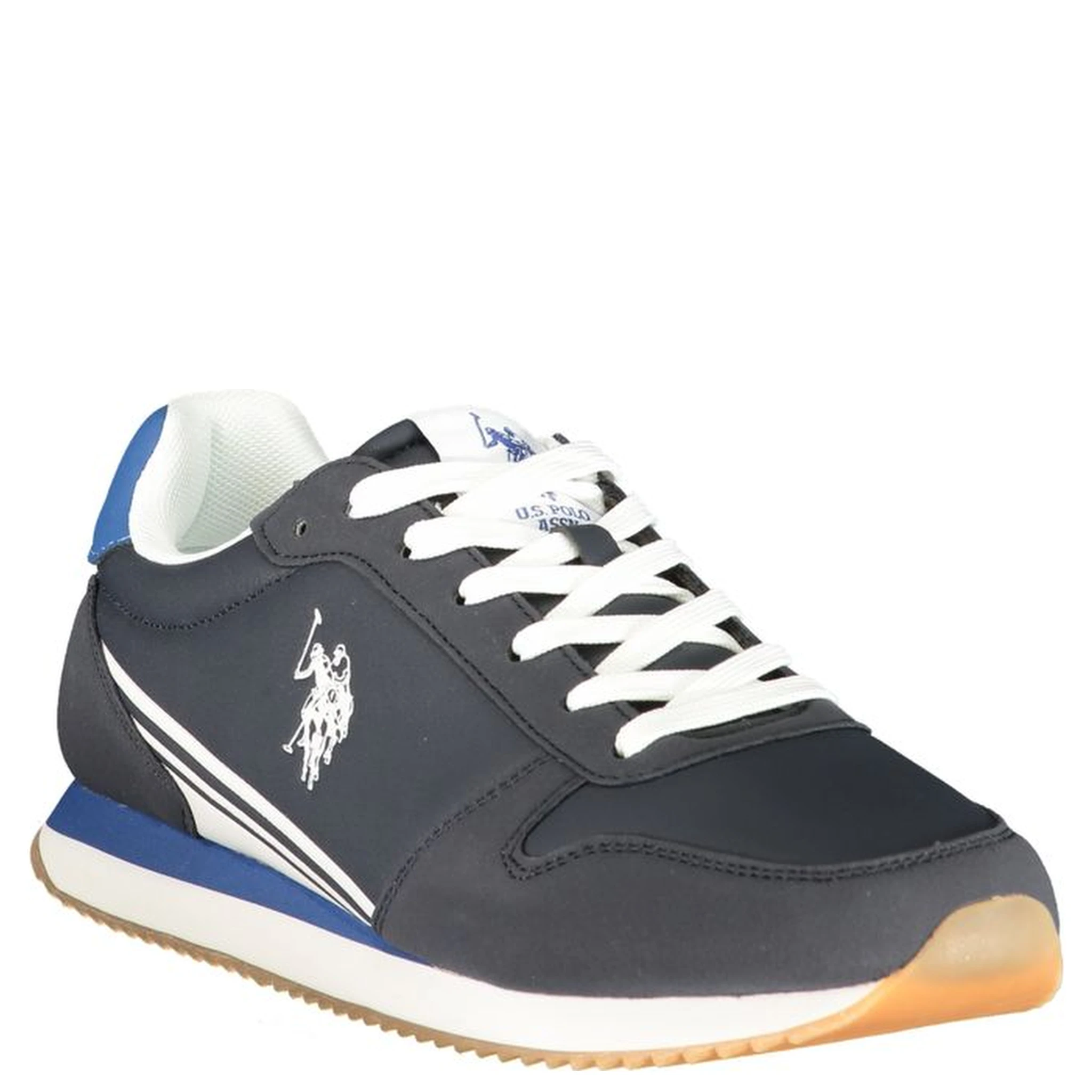 Blue Polyurethane Men's Sneaker