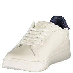 White Polyurethane Men's Sneaker
