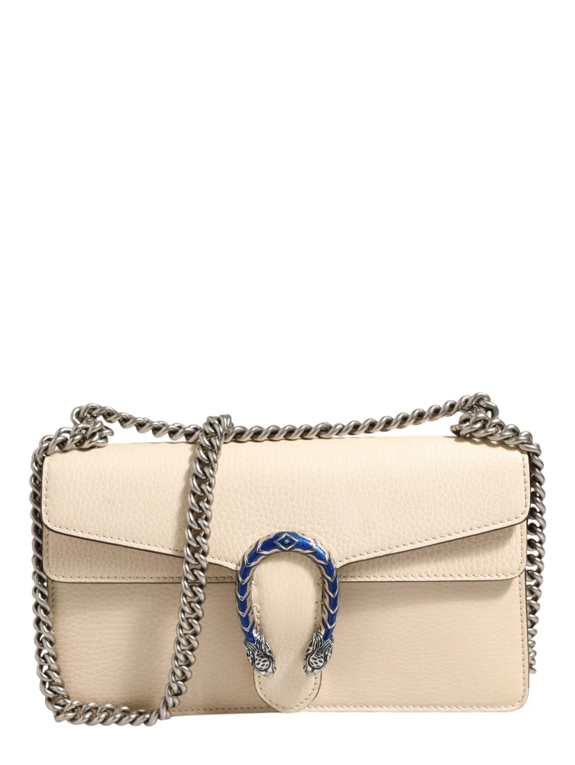 Dionysus White Leather Handbag