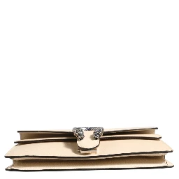 Dionysus White Leather Handbag