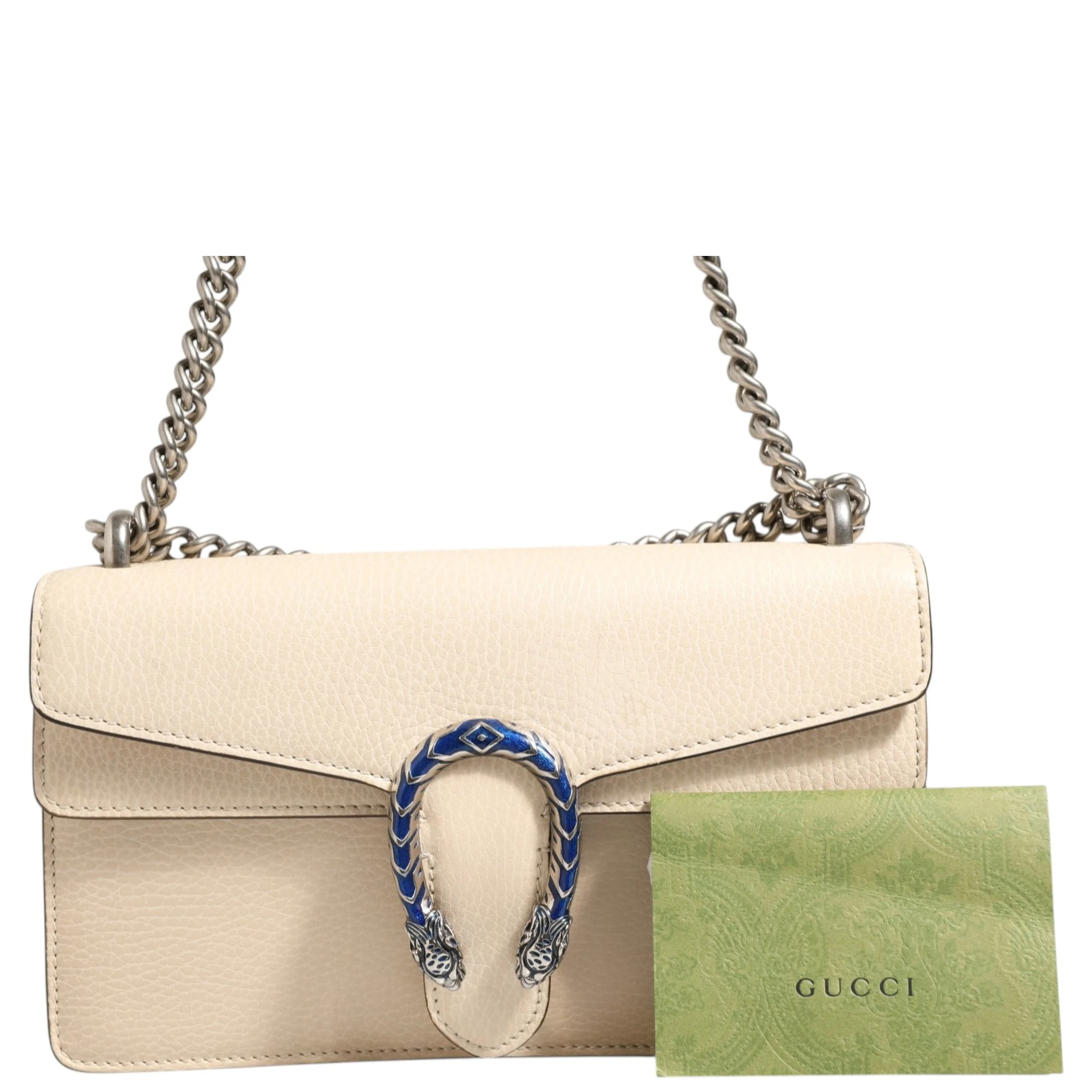 Dionysus White Leather Handbag