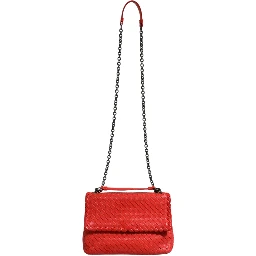 Olimpia Small Intrecciato Leather Shoulder Bag