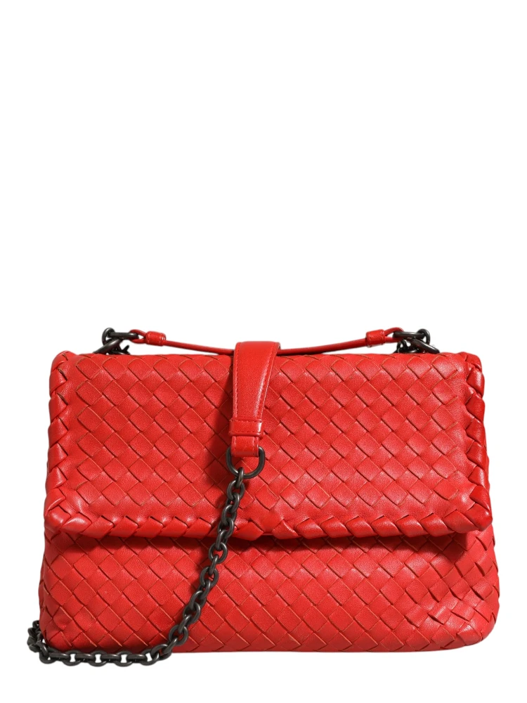 Olimpia Small Intrecciato Leather Shoulder Bag alternative