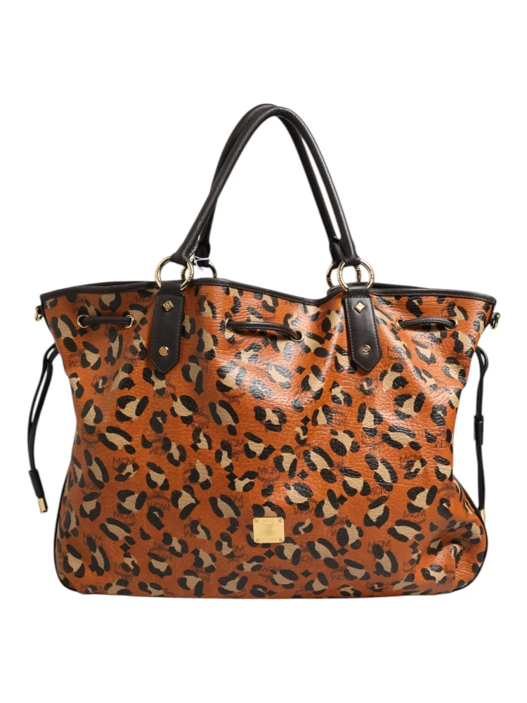 Visetos Leopard Aren Medium Shopper Tote