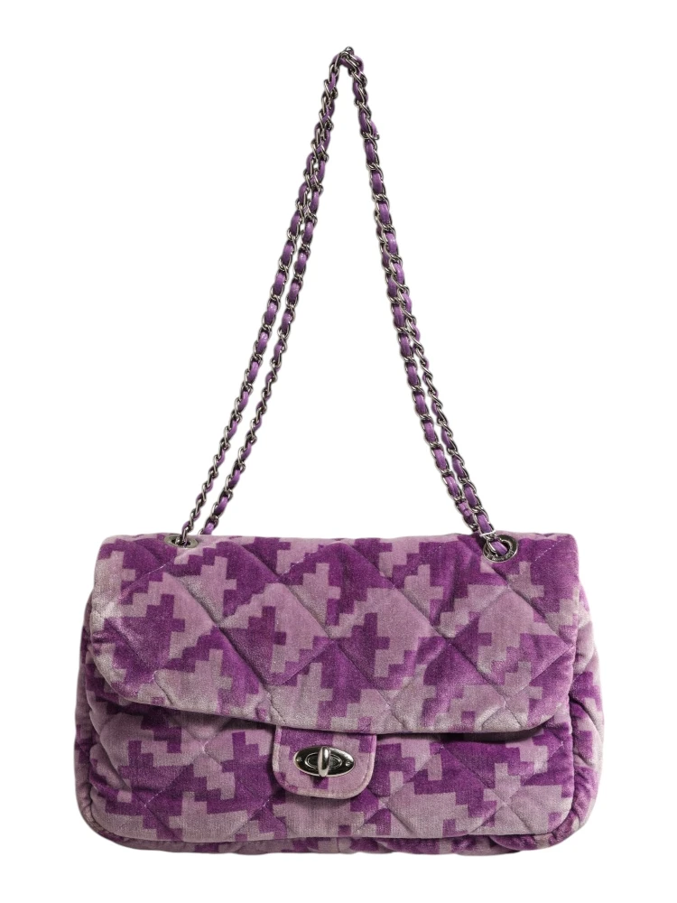 Purple shoulder bag