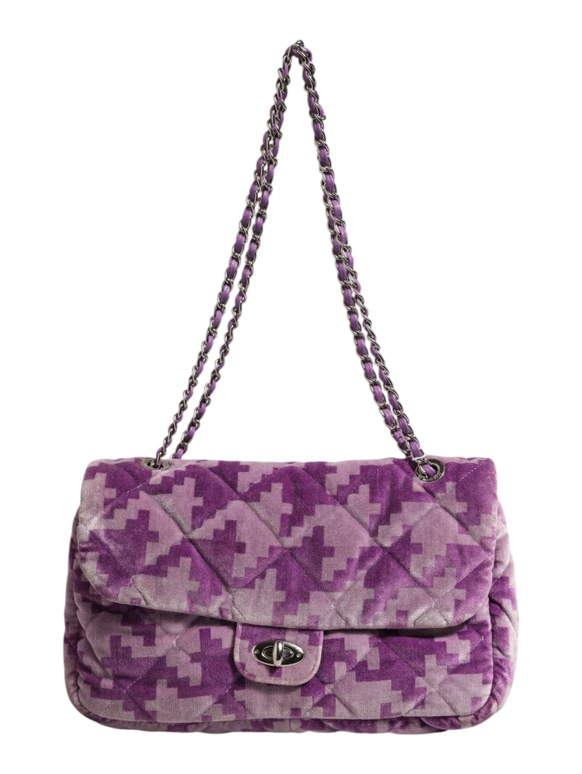 Purple shoulder bag