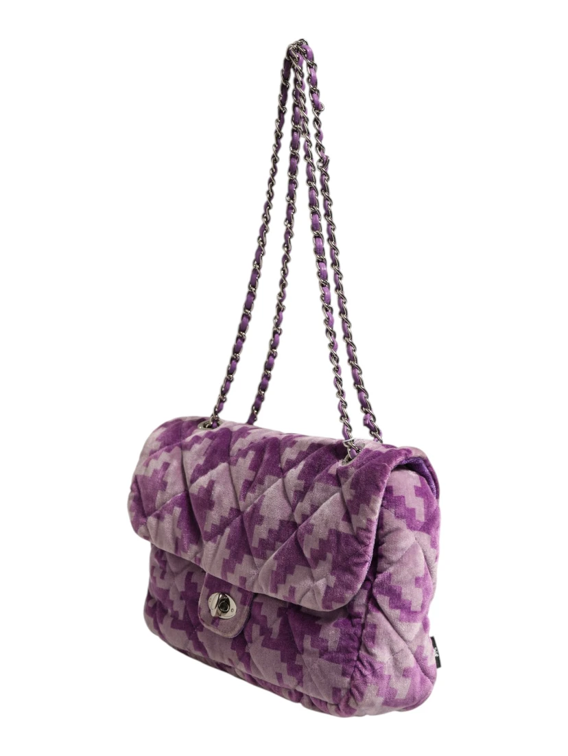 Purple shoulder bag