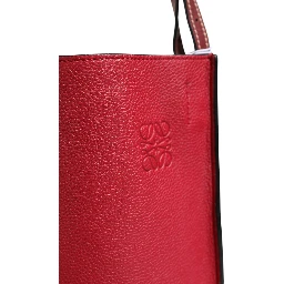 Gate Raspberry & Wine Leather Bucket Bag