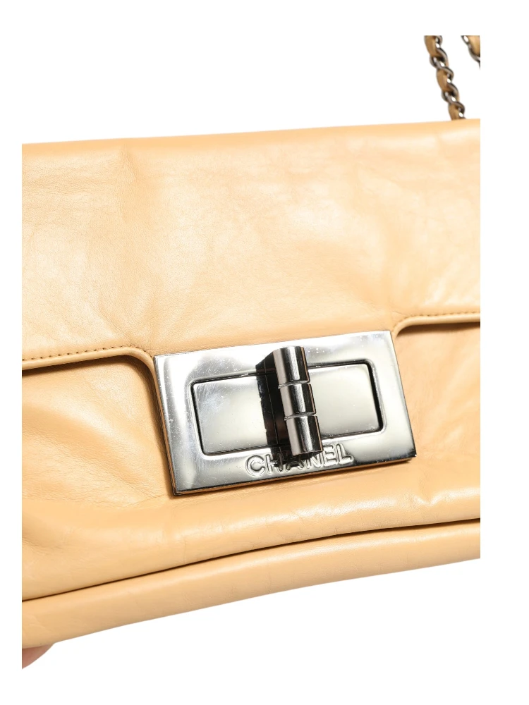 Beige Lambskin Giant Reissue Mademoiselle Lock Flap Bag alternative