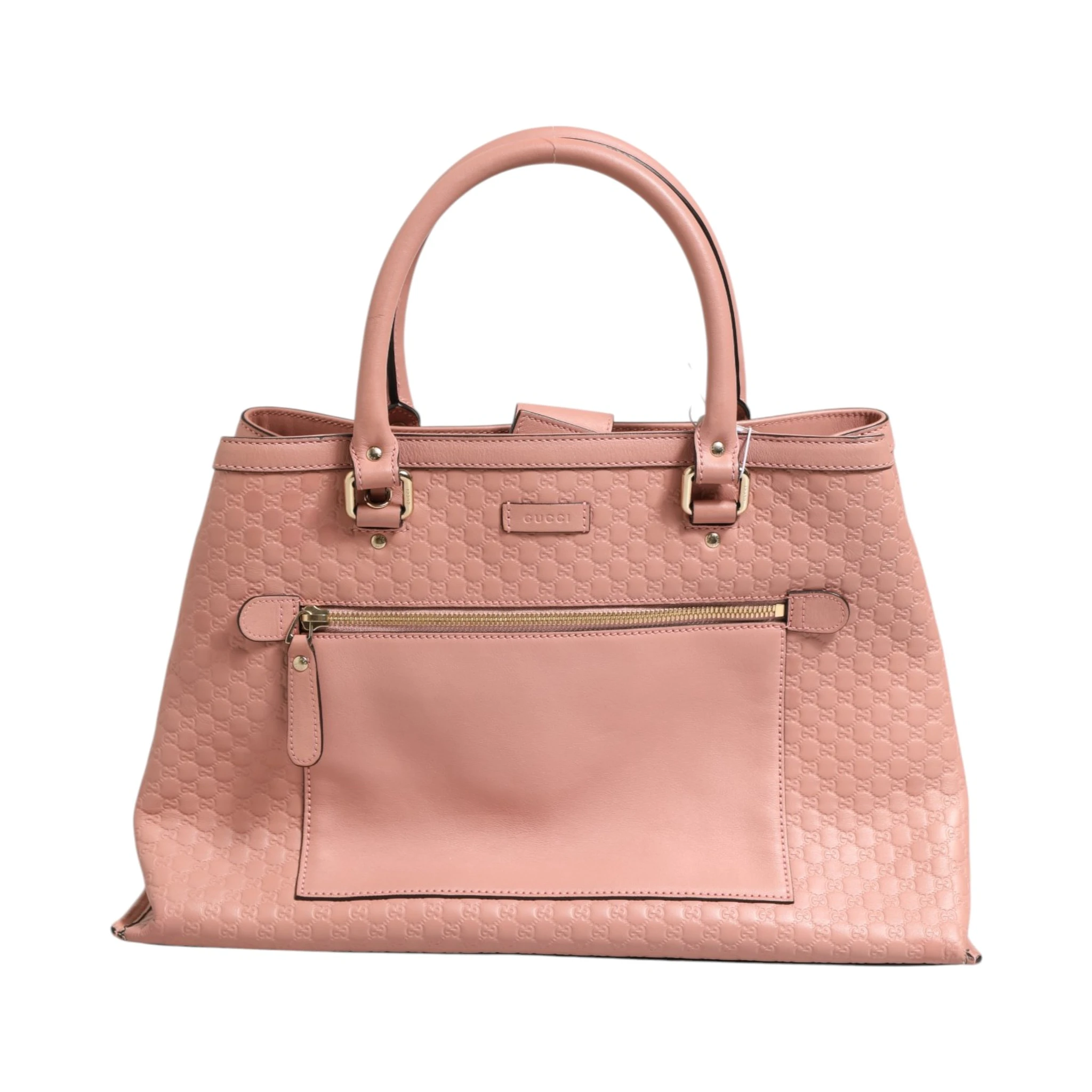 Microguccissima Leather Medium Tote Bag