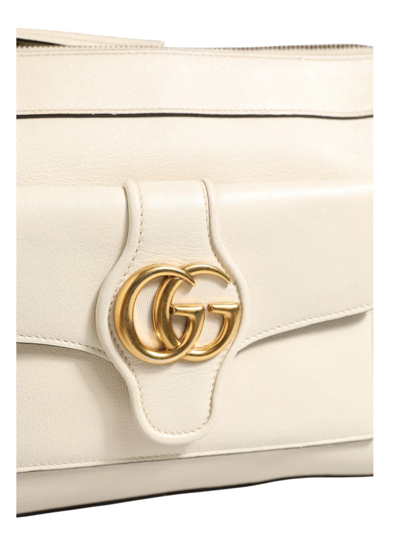 Arli Small Crossbody Bag White Leather