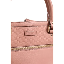 Microguccissima Leather Medium Tote Bag