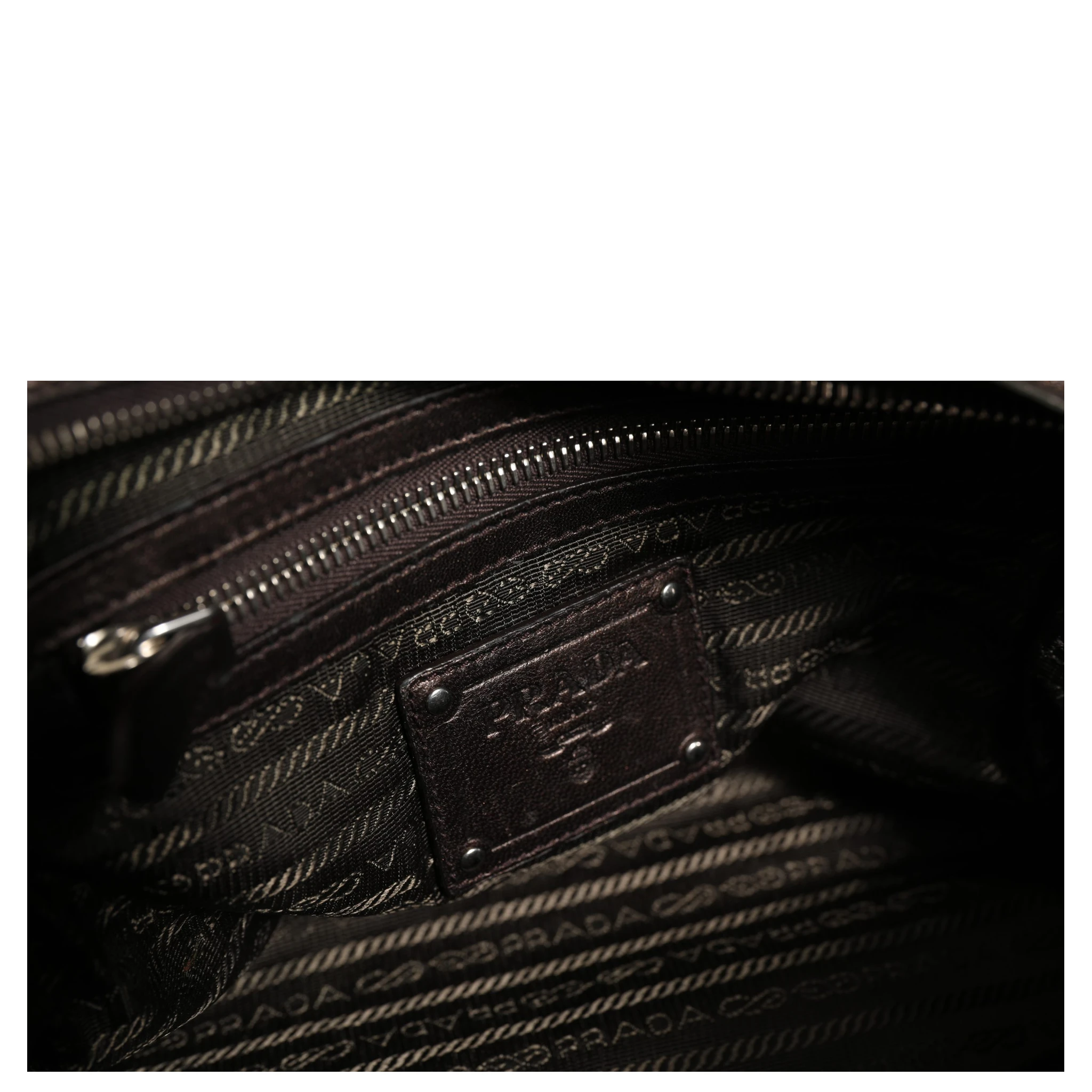Metallic Nappa Leather Ruffle Shoulder Bag