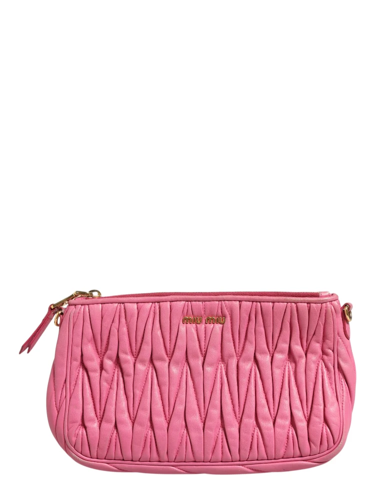 Matelassé Leather Shoulder Bag alternative