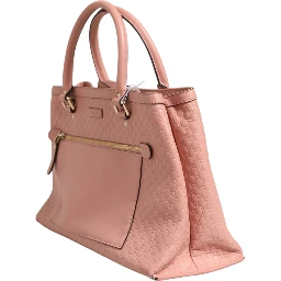Microguccissima Leather Medium Tote Bag