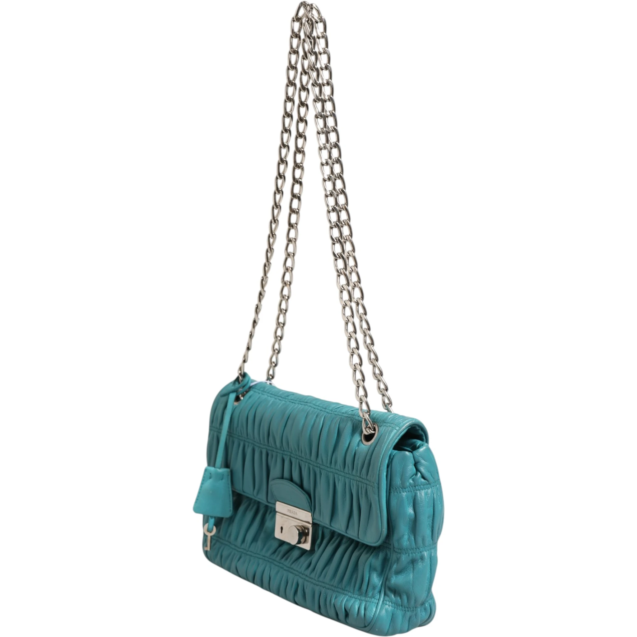 Nappa Gaufre Flap Bag