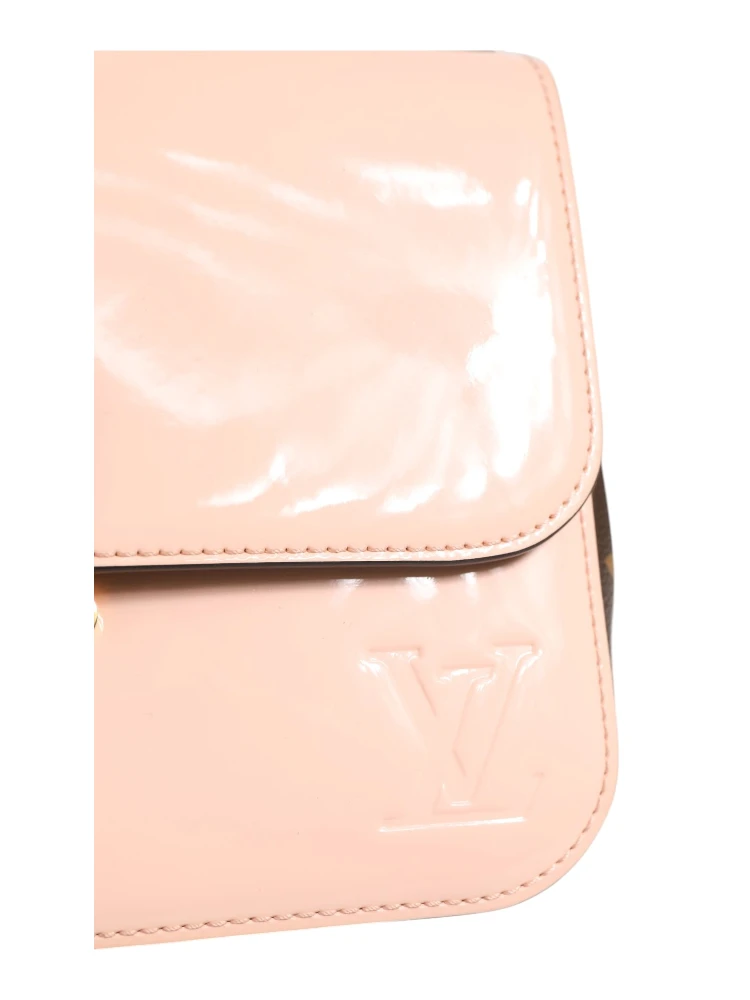 Pink Vernis and Monogram Canvas Cherrywood BB Shoulder Bag alternative