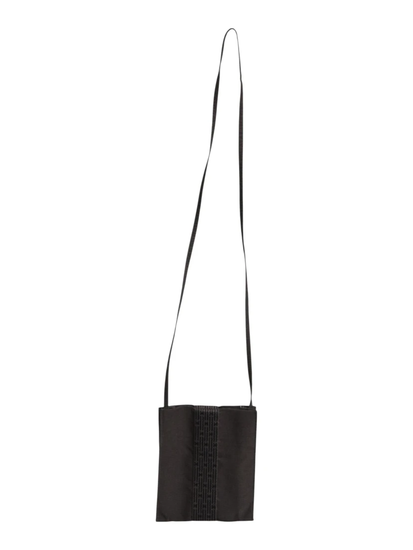 Dark gray pattern fabric bag