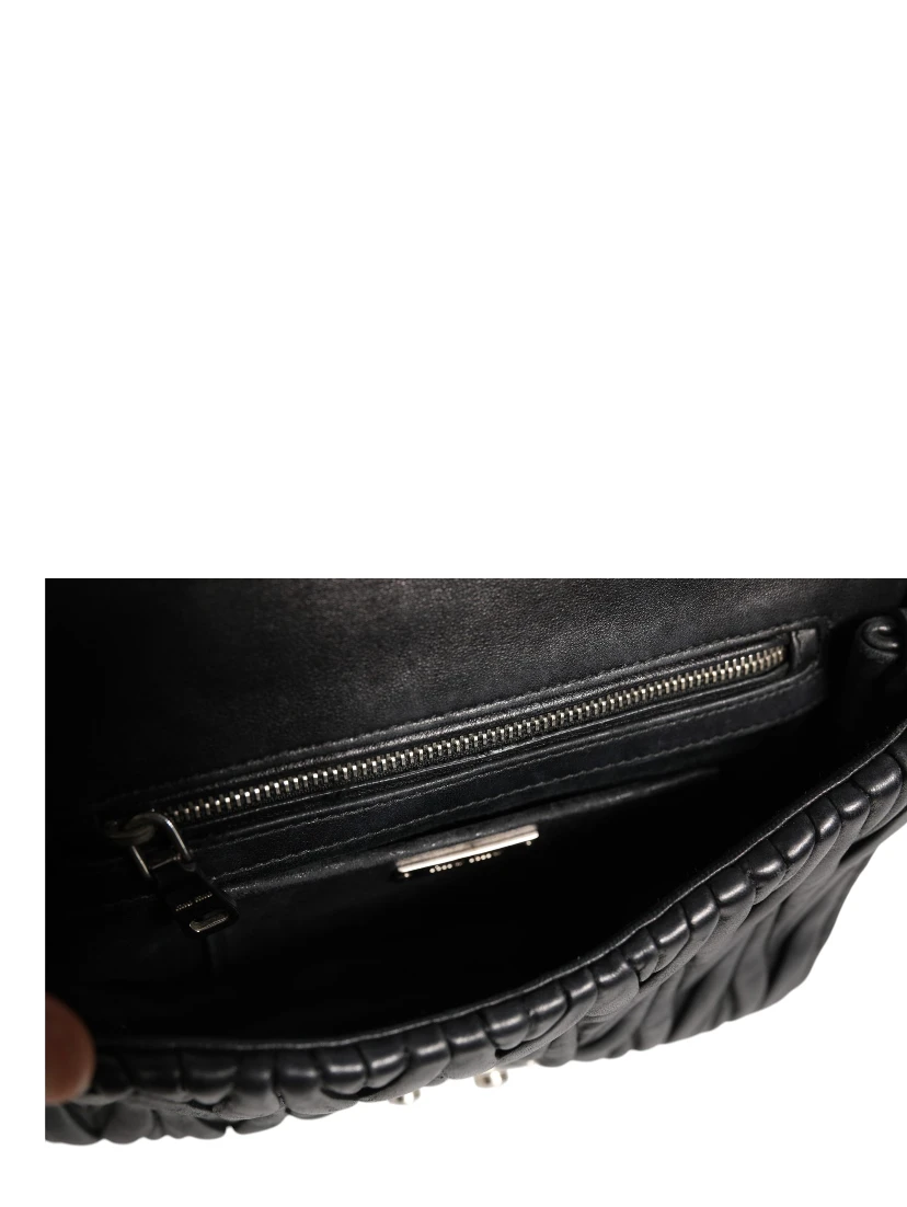 Confidential Matelasse Leather Flap Shoulder Bag
