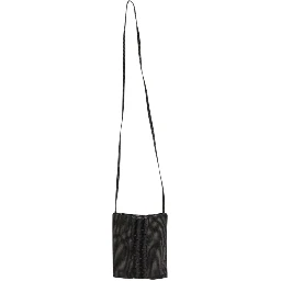 Dark gray pattern fabric bag