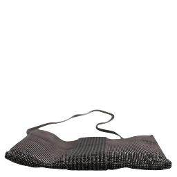 Dark gray pattern fabric bag