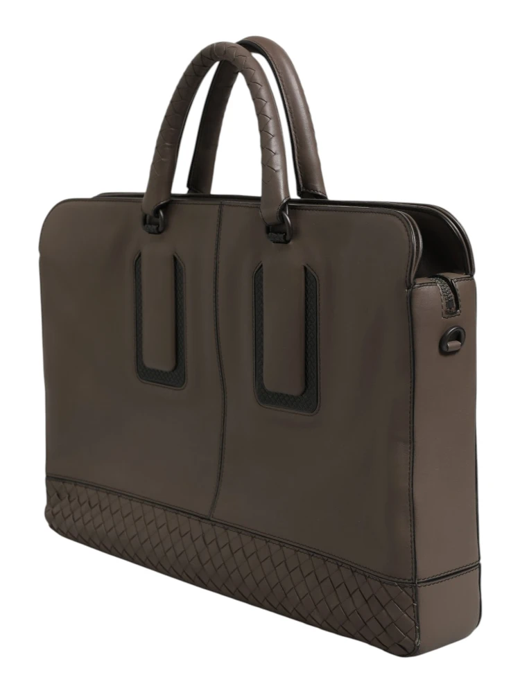 Getaway Intrecciato Leather Briefcase alternative