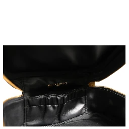Black and gold makeup bag