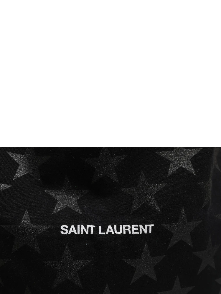 Rive Droite Black Tote Bag With Star Print Tote bag alternative