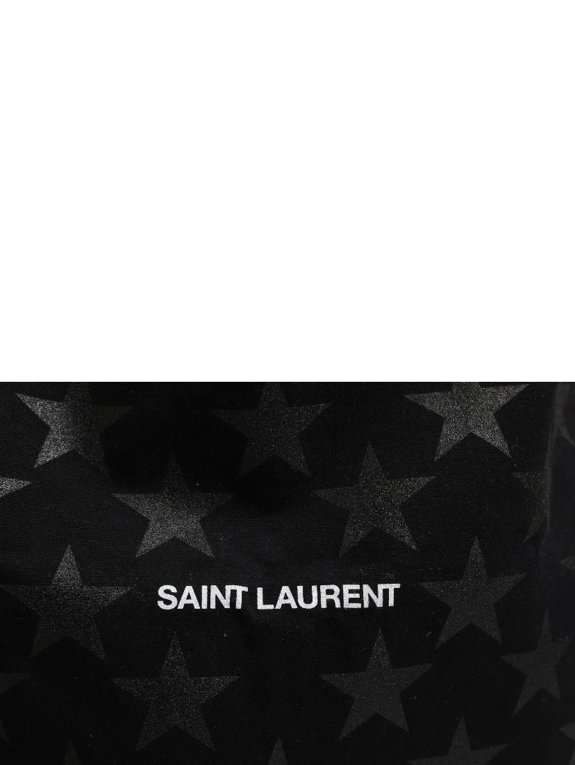 Rive Droite Black Tote Bag With Star Print Tote bag