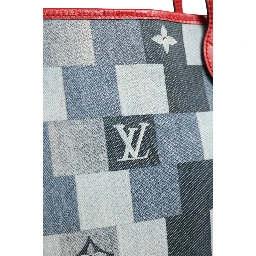 Neverfull Patchwork Monogram Denim Tote Bag