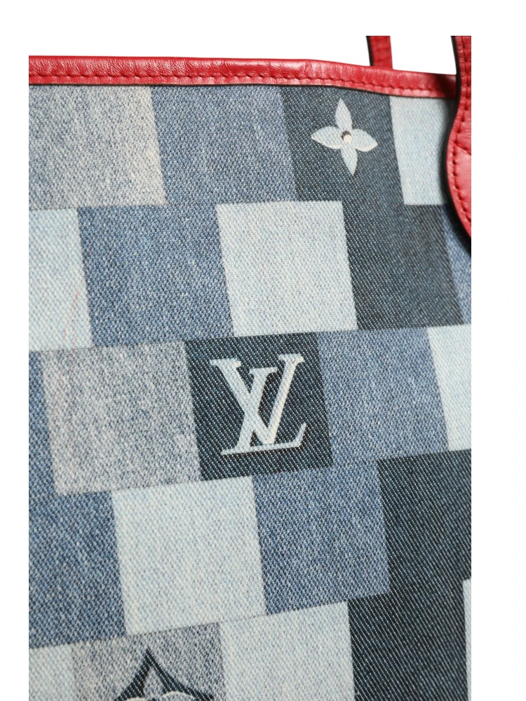 Neverfull Patchwork Monogram Denim Tote Bag alternative
