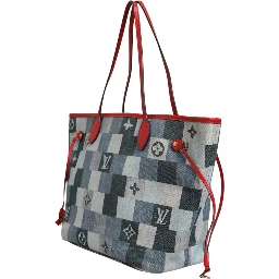 Neverfull Patchwork Monogram Denim Tote Bag