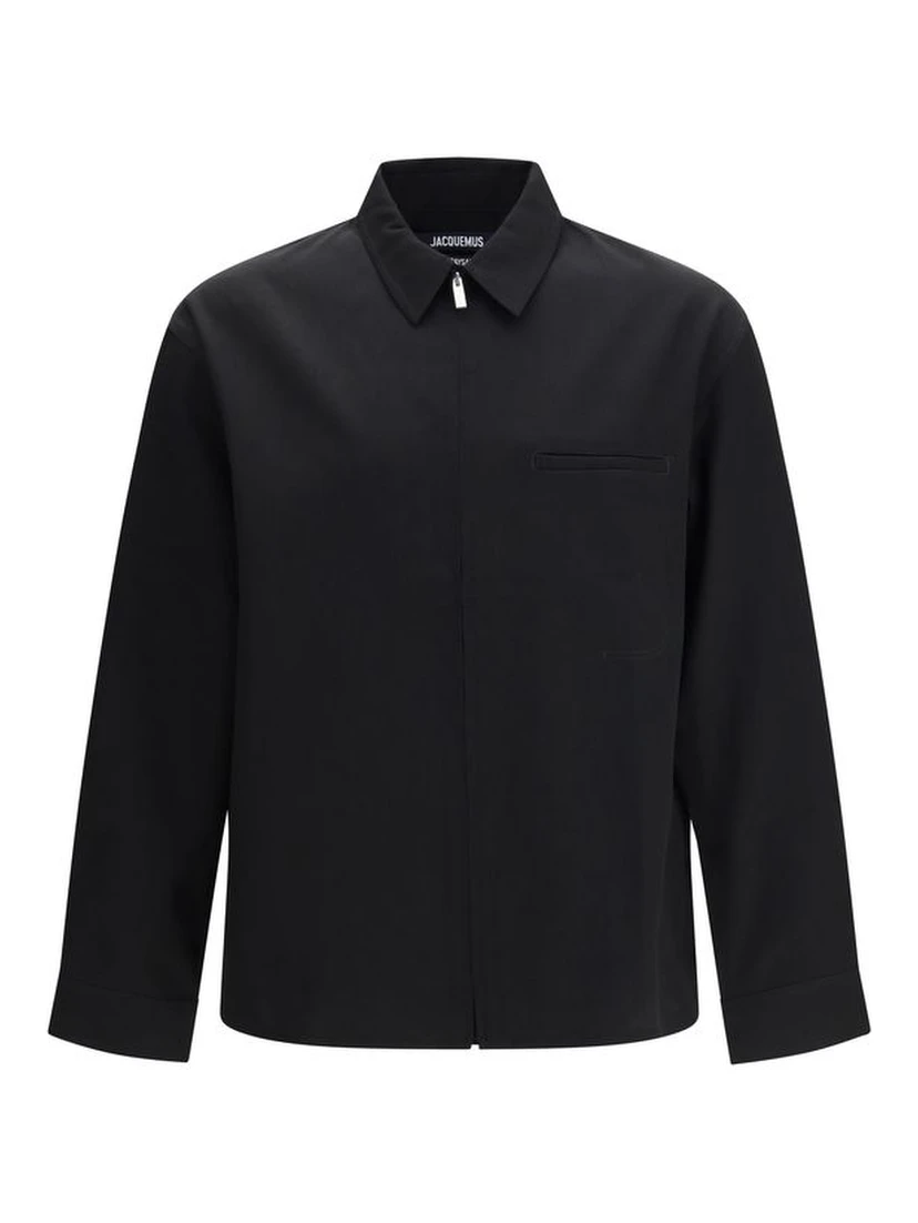 Black Wool Oves Aries Shirt