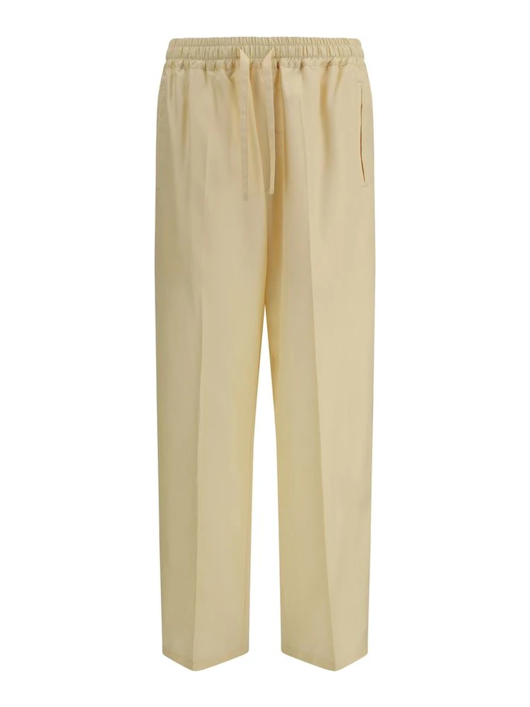 Bicolor Silk Pants