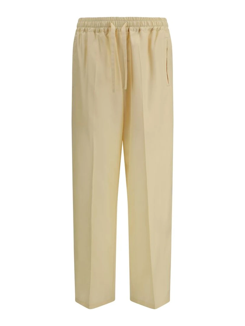 Bicolor Silk Pants
