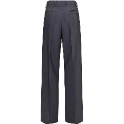 Gray Wool Oves Aries Dress Pants