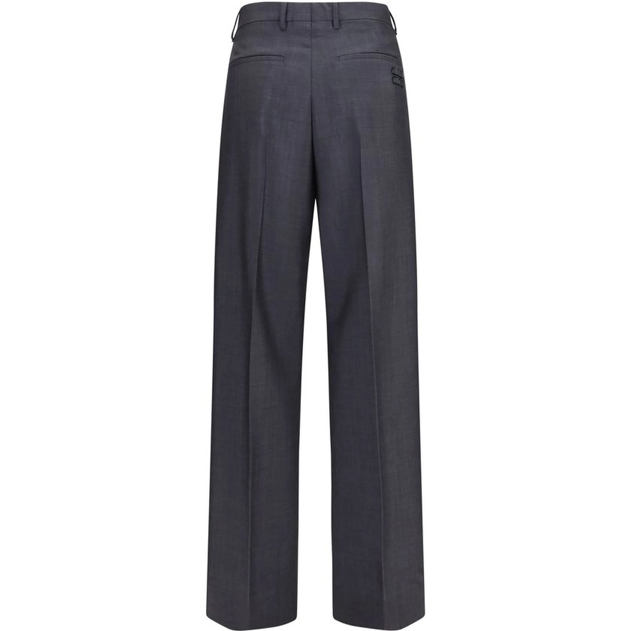 Gray Wool Oves Aries Dress Pants