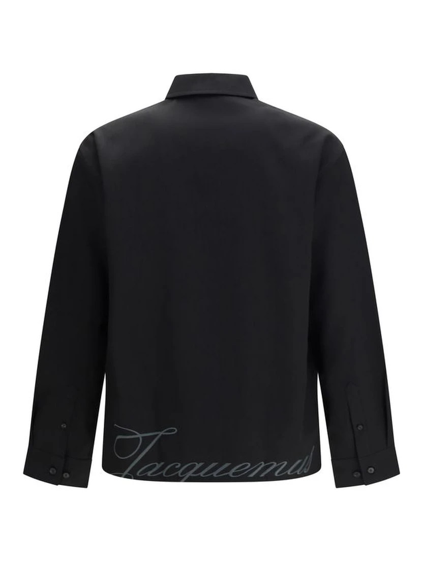 Black Wool Oves Aries Shirt