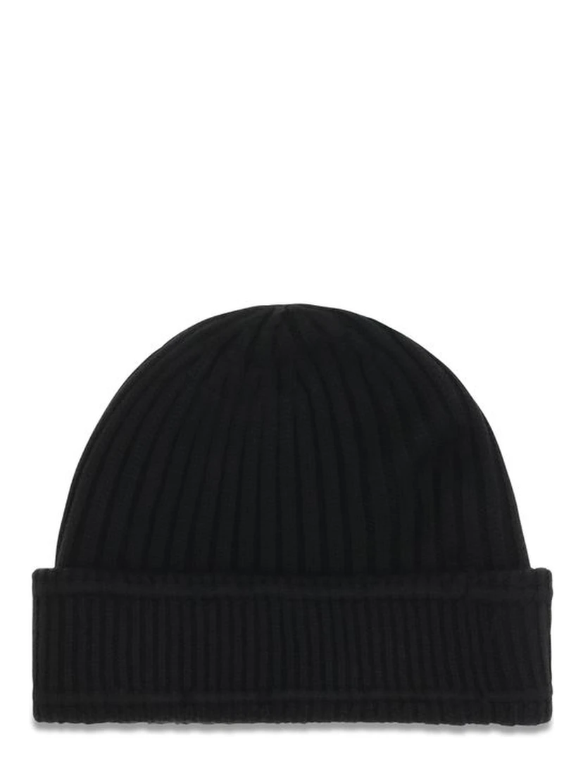 Black Wool Oves Aries Beanie