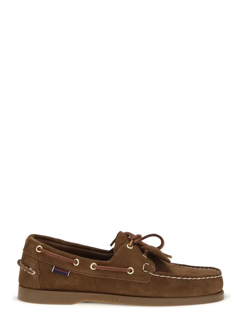 Brown Calf Leather Bos Taurus Slip-On Loafers