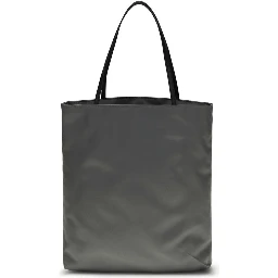 Gray Polyamide Shoulder Bag