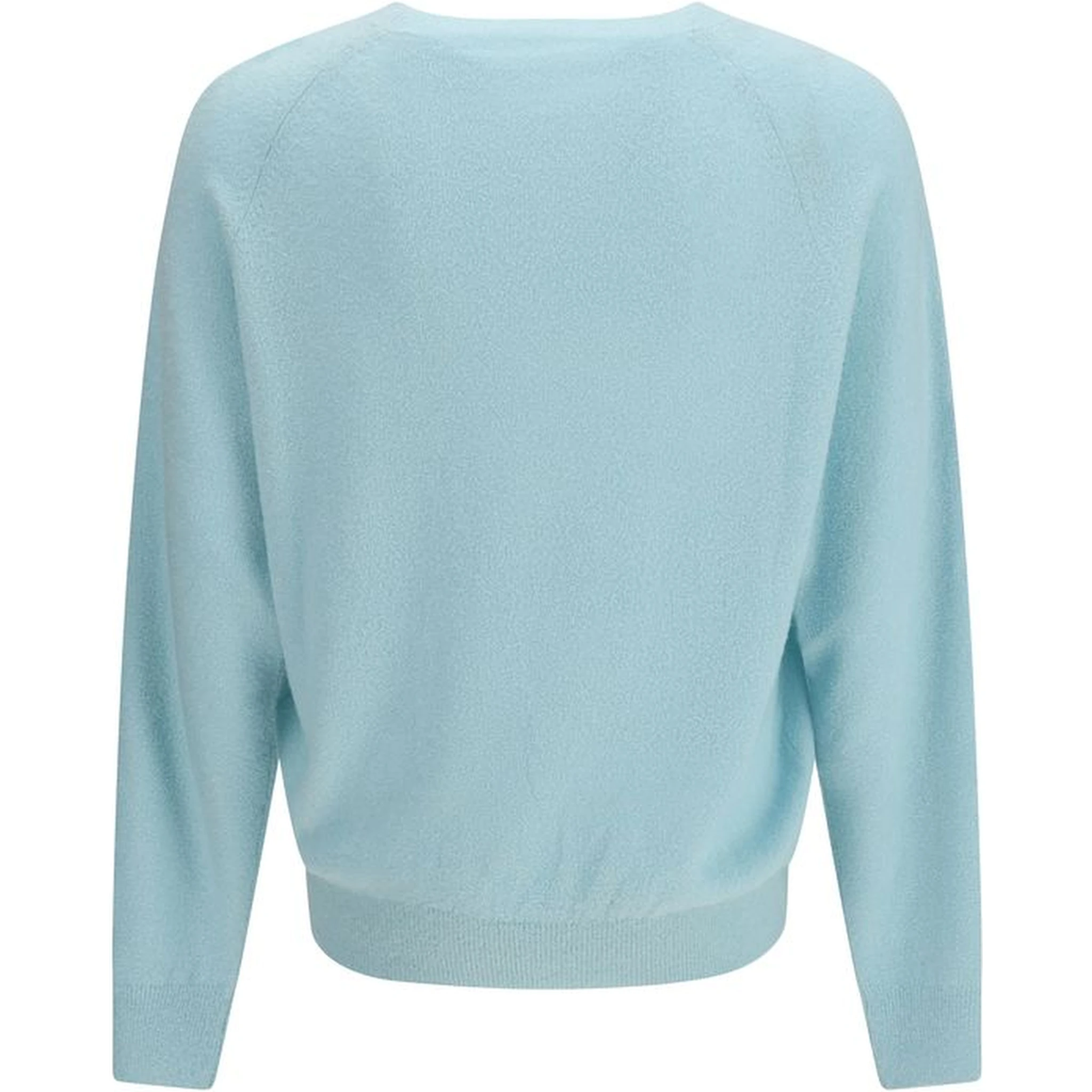 Blue Silk Sweatshirt