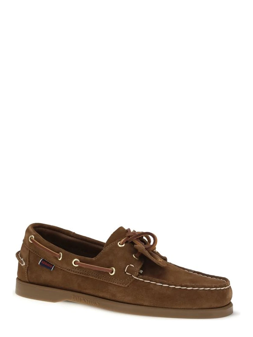 Brown Calf Leather Bos Taurus Slip-On Loafers