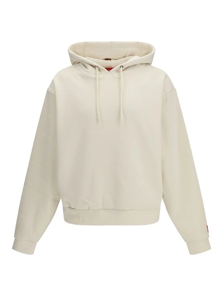 White Cotton Sweatshirt