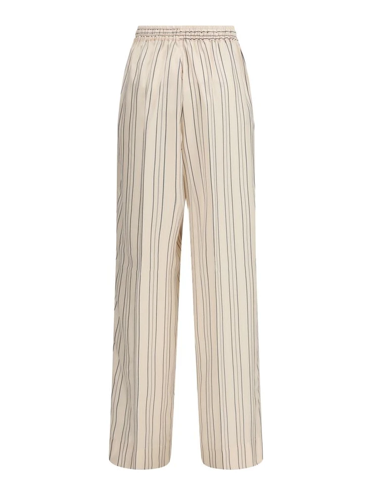 Multicolor Silk Casual Pants alternative