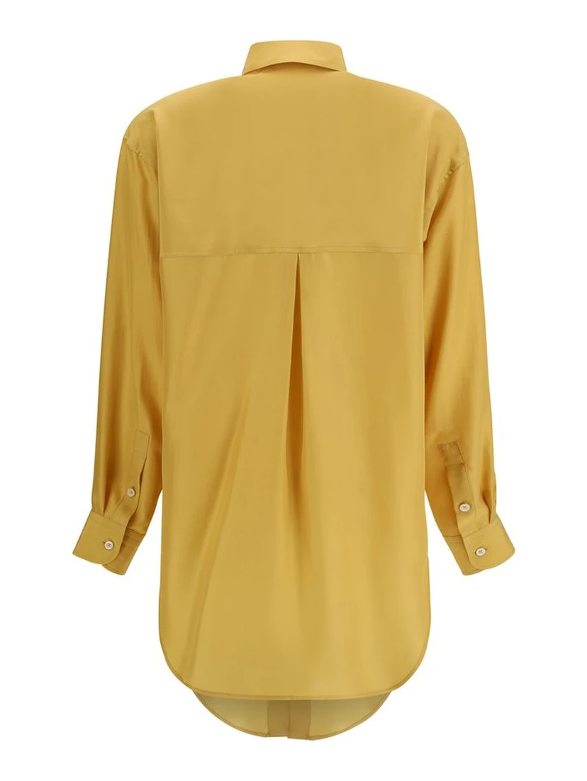 Gold Silk Shirt