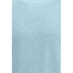 Blue Silk Sweatshirt