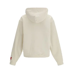 White Cotton Sweatshirt