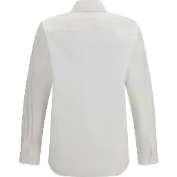 White Cotton Dress Shirt